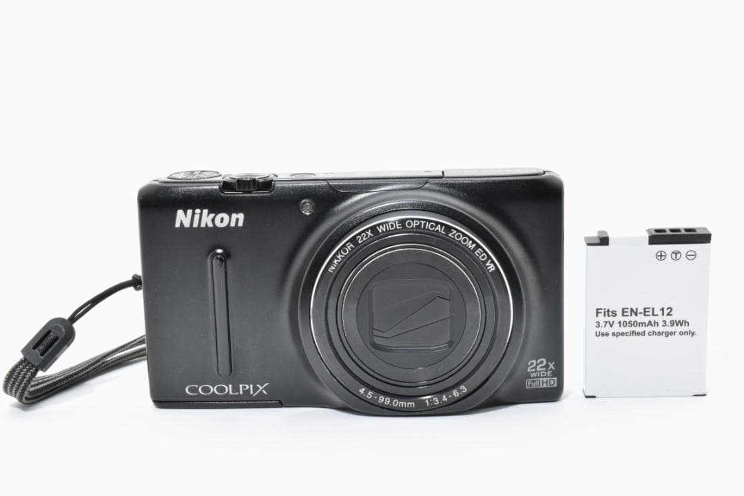 Nikon COOLPIX S9500 ブラック デジタルカメラ コンデジ