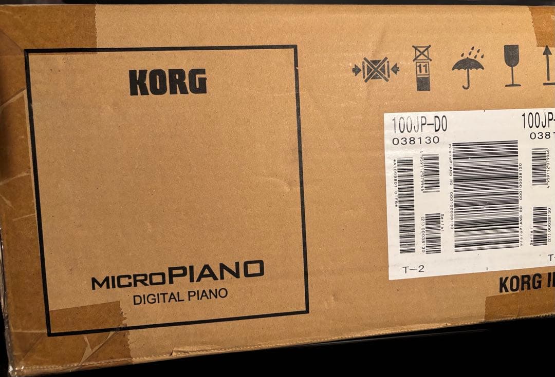 KORG MicroPiano 赤KORG 使用回数5回程