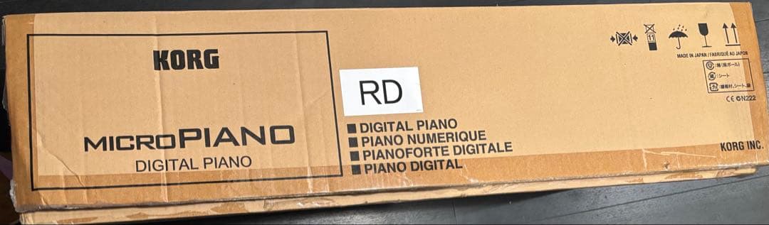 KORG MicroPiano 赤KORG 使用回数5回程