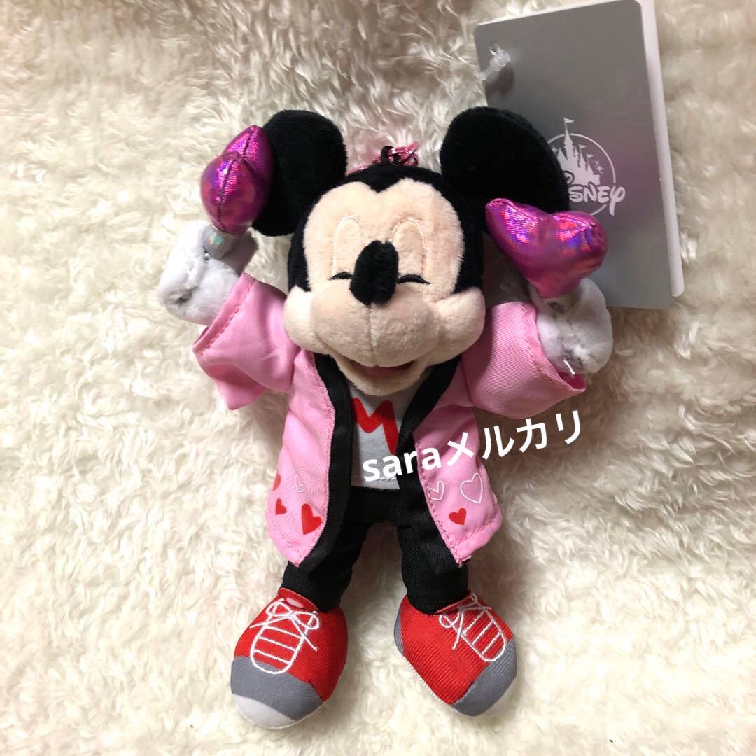 新品タグ付き★ミニー ミッキー ぬいぐるみ キーチェーン　MINNIE DAY