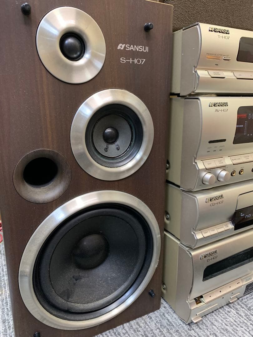 サンスイ SANSUI ミニコンポ システムコンポ　バブルコンポ　昭和レトロ