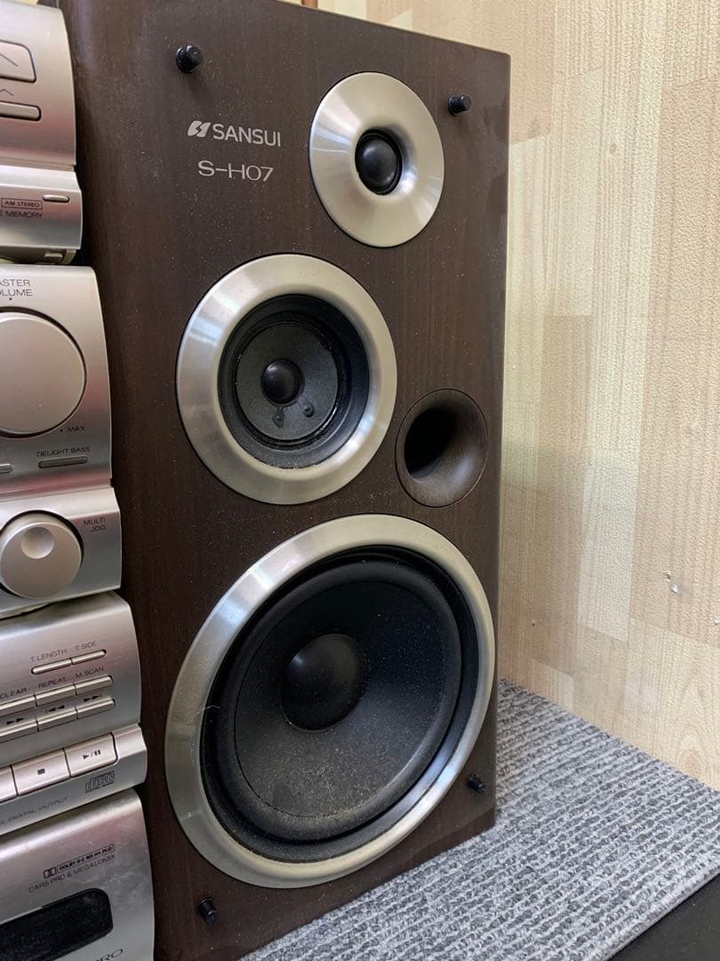 サンスイ SANSUI ミニコンポ システムコンポ　バブルコンポ　昭和レトロ
