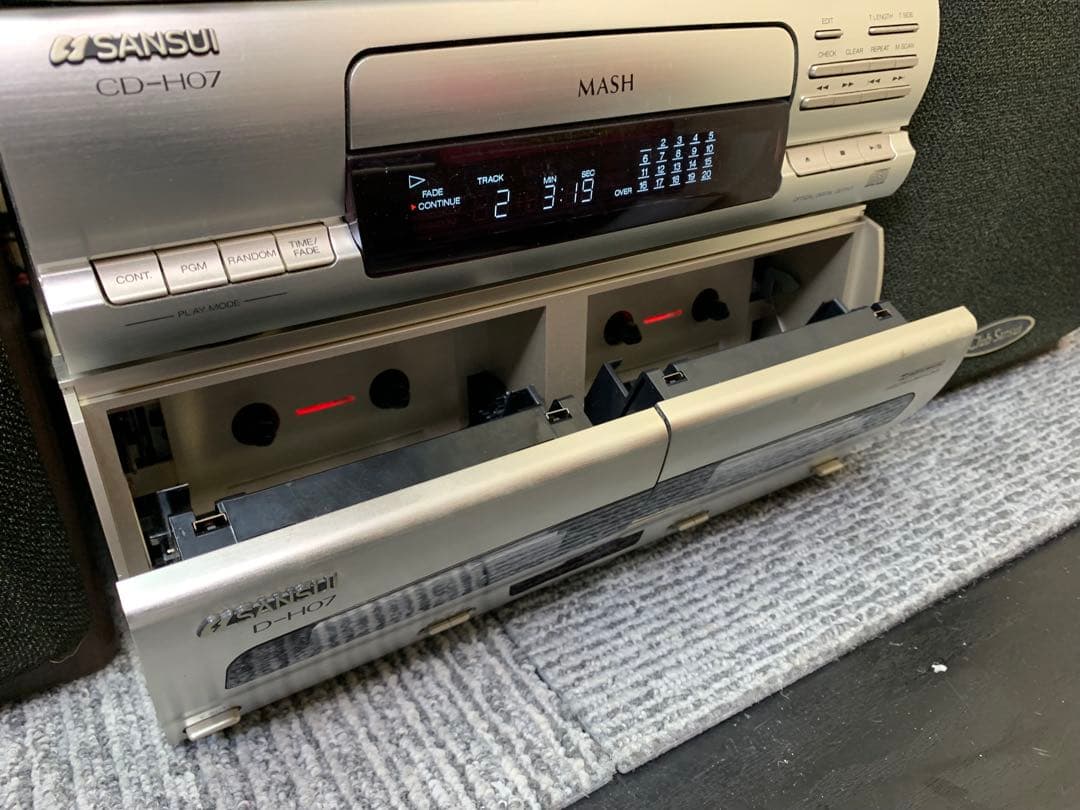 サンスイ SANSUI ミニコンポ システムコンポ　バブルコンポ　昭和レトロ