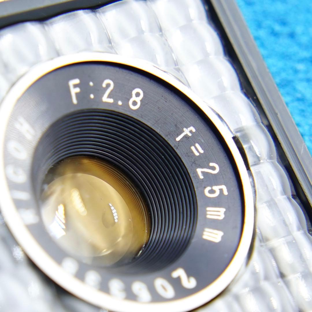 【動作確認・清掃済み＊試写あり】水色 リコーオートハーフE