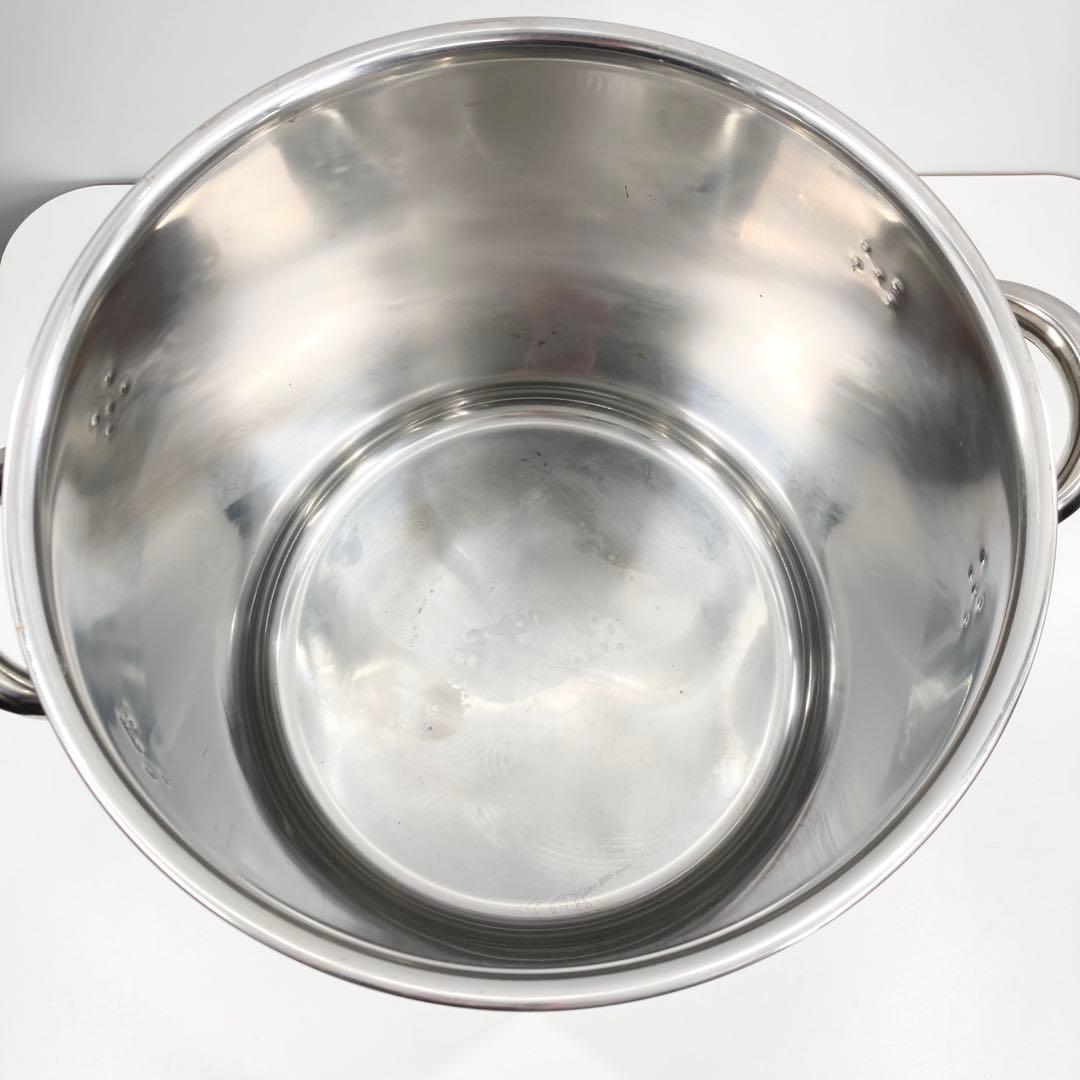 業務用 寸胴鍋 30cm 約20L SUS316 モリブデン 大型鍋