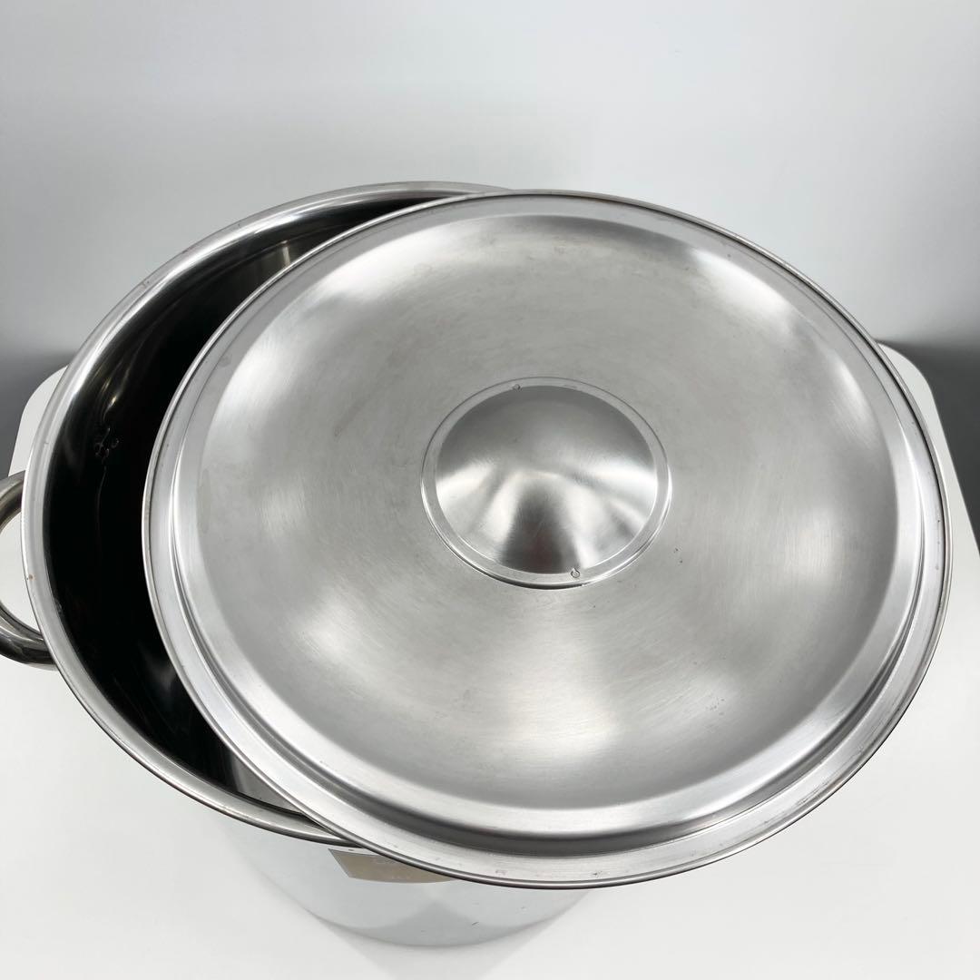 業務用 寸胴鍋 30cm 約20L SUS316 モリブデン 大型鍋