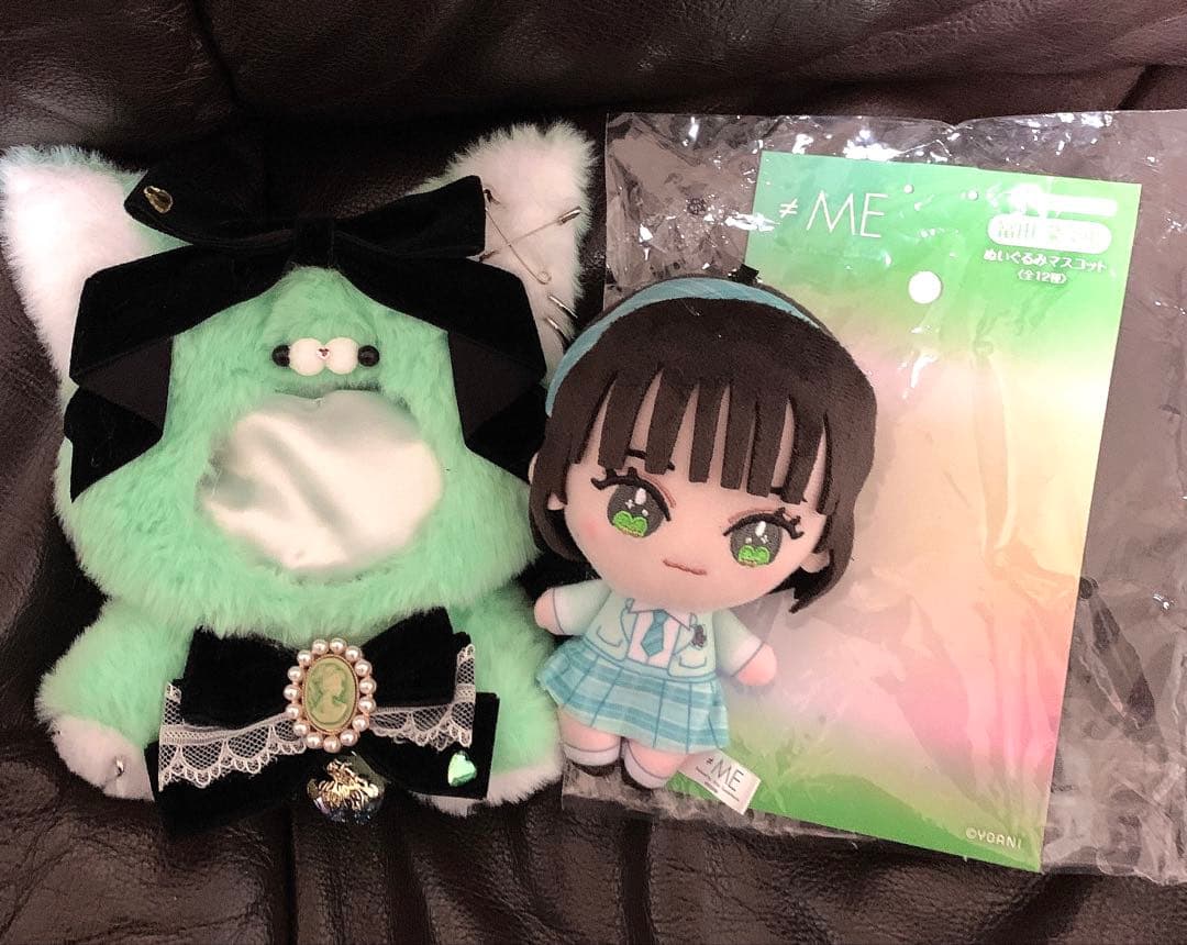 【美品】≠ME 冨田菜々風 公式ぬいぐるみ ぬい服付き