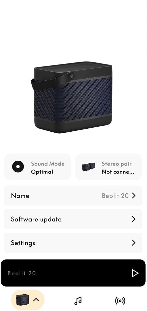 スピーカー・ウーファー Bang & Olufsen Beolit20 Black Anthracite