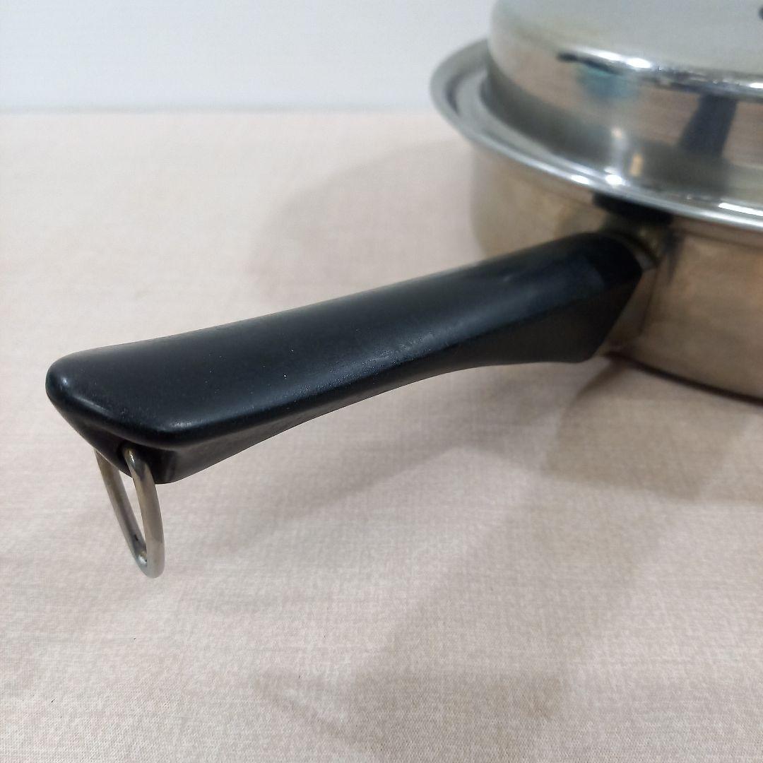 Amway Queen Cook ステンレス片手鍋 大 フライパン ソースパン