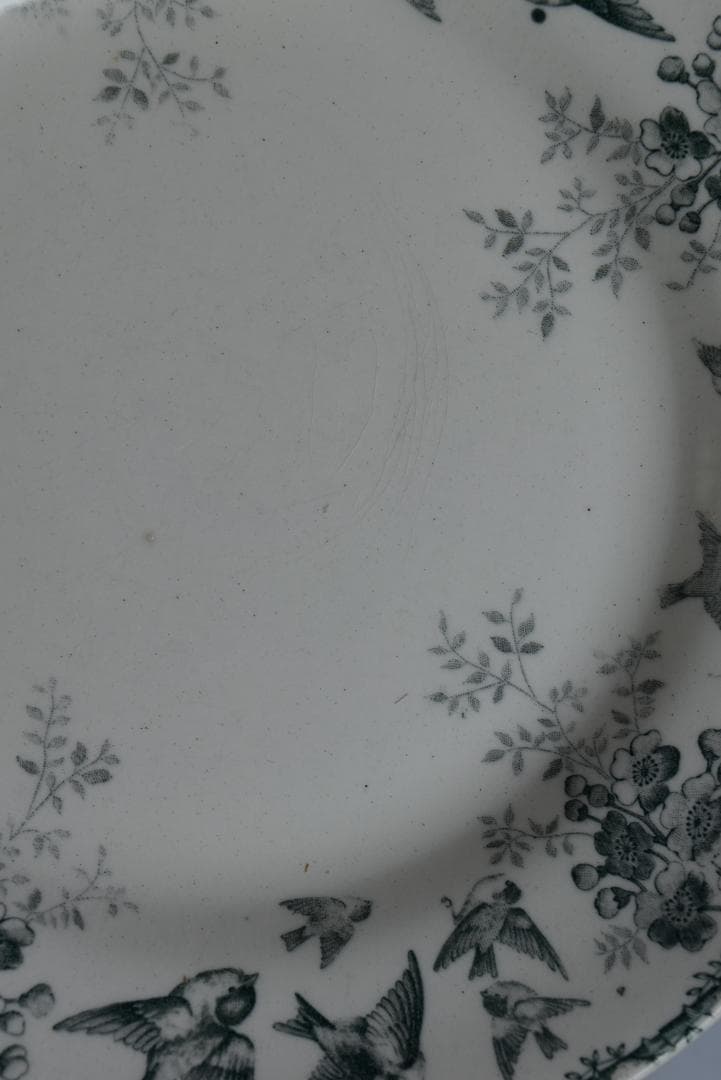 最後の1枚　美品　MONTIGNY平皿プレート　 ショワジールロワ　アンティーク