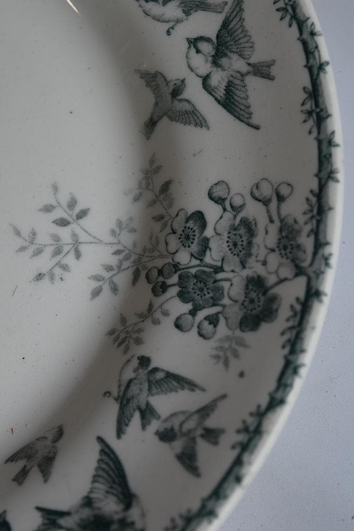 最後の1枚　美品　MONTIGNY平皿プレート　 ショワジールロワ　アンティーク