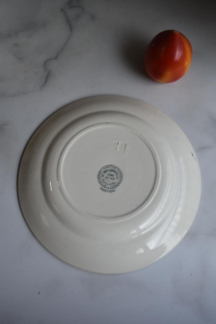 最後の1枚　美品　MONTIGNY平皿プレート　 ショワジールロワ　アンティーク
