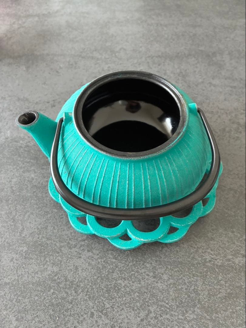 南部鉄器 新品未使用 ターコイズブルー