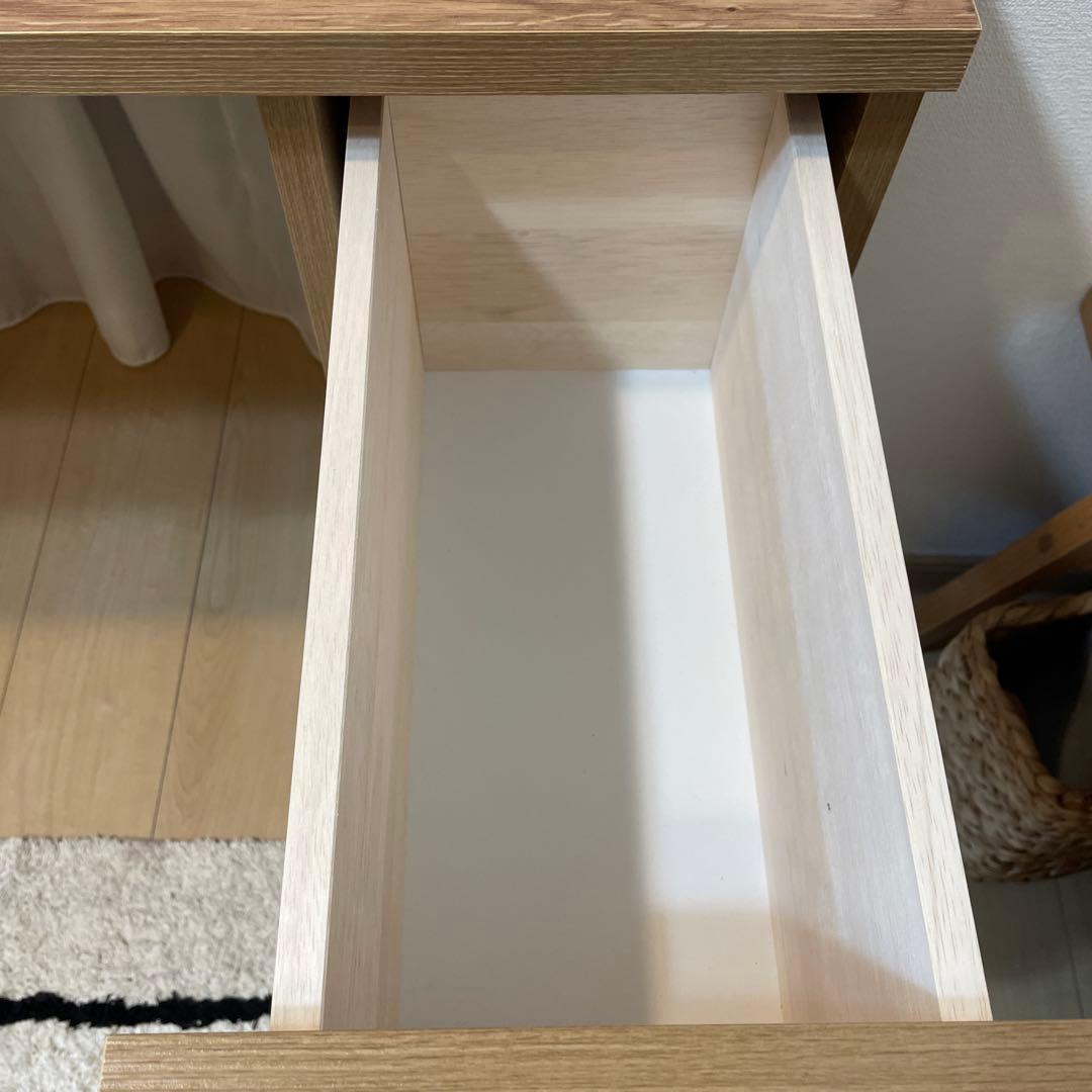 美品！LOWYA ドレッサーデスク （鏡無し）