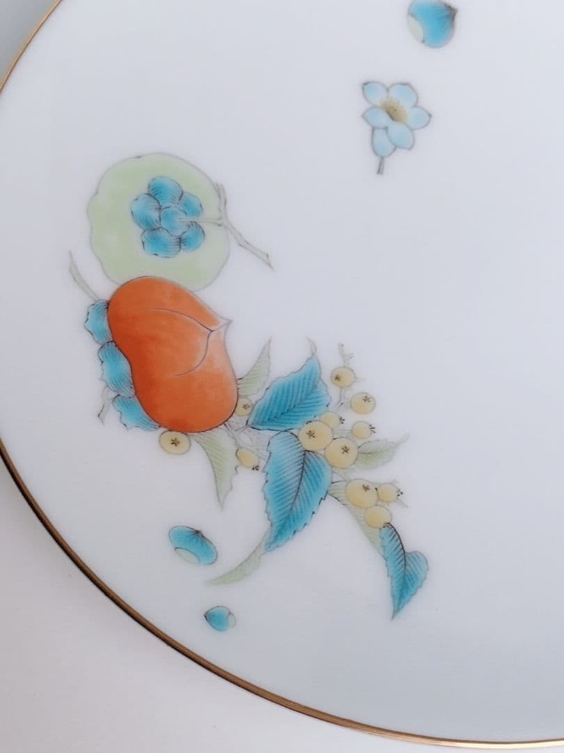 深川製磁　果実絵　小皿揃　５枚