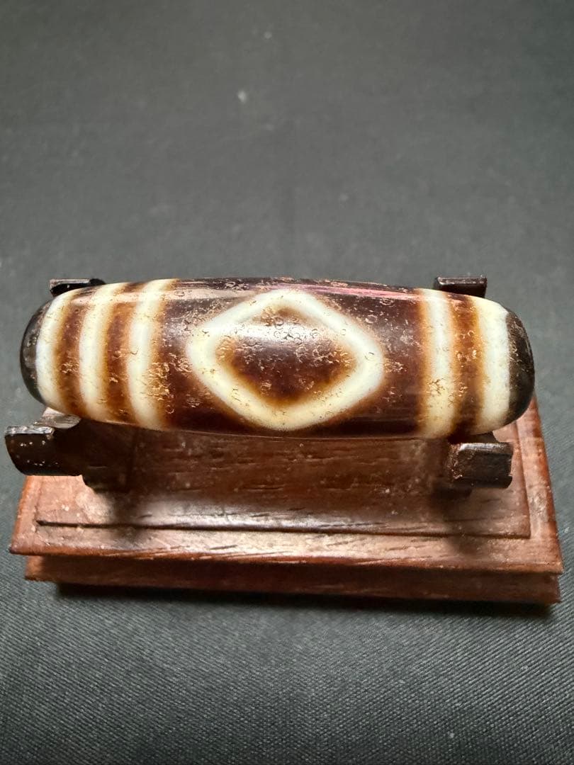 秘蔵天珠‼️西蔵老礦古代伝承特殊金剛二眼（天地）天珠