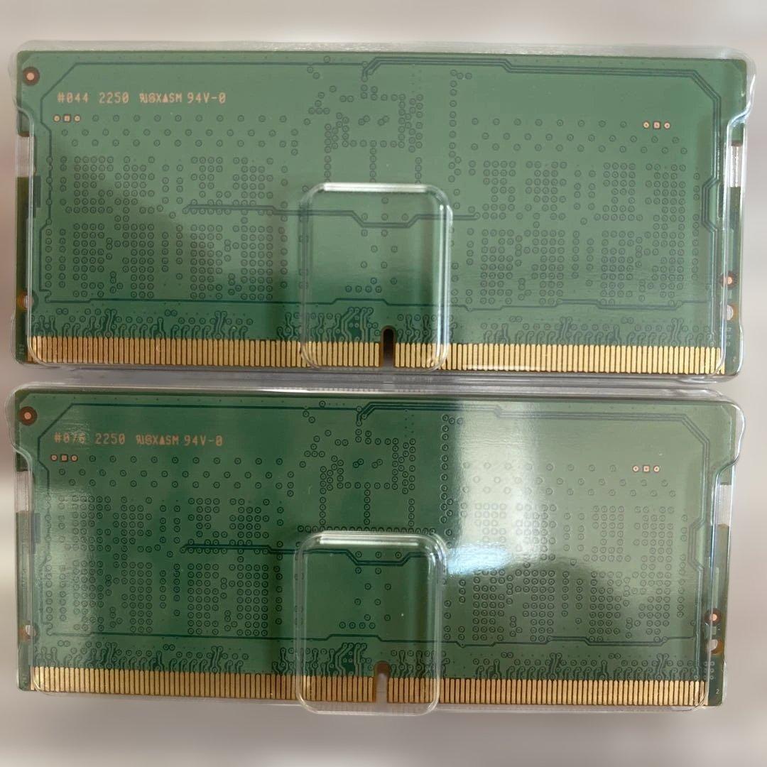 SAMSUNG DDR5 16GB （8G＊2）PC5-4800B SODIMM