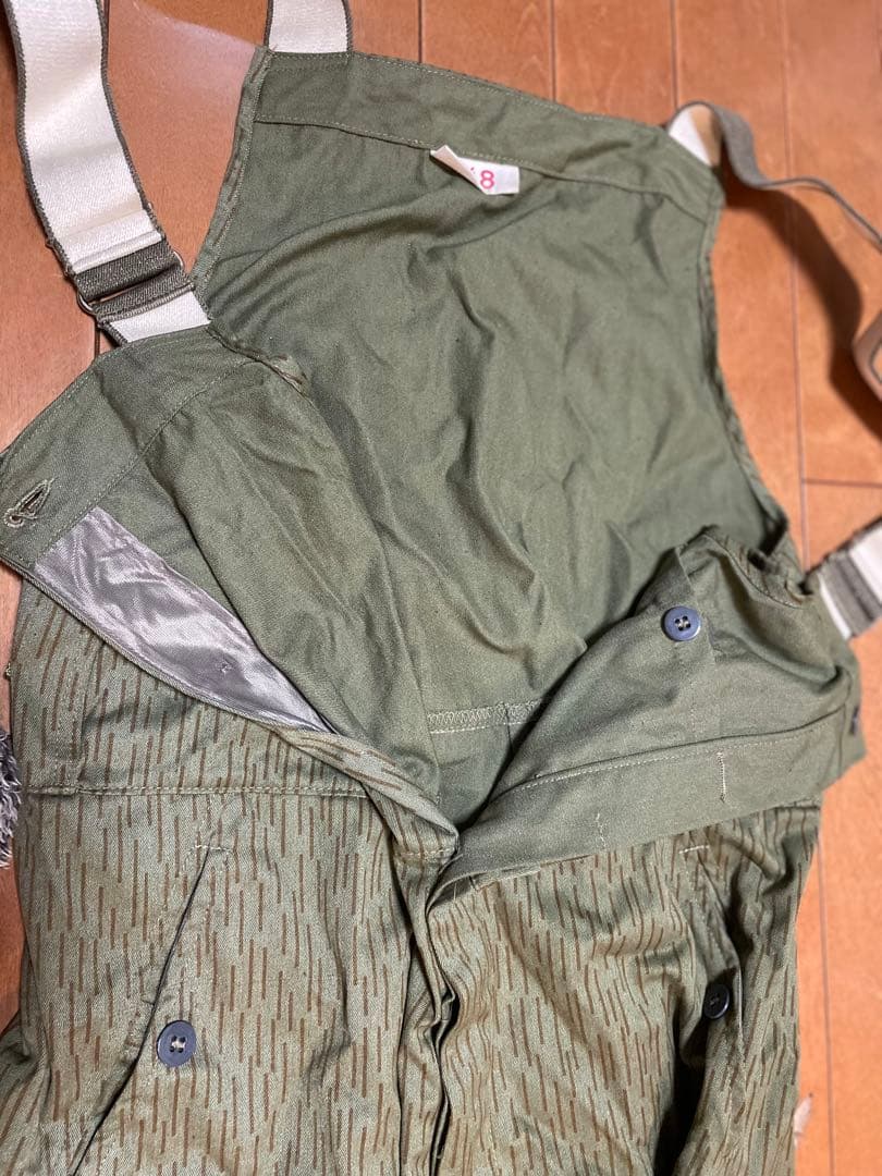 東ドイツ軍 オーバーオール レインカモ　　カバーオール　ヴィンテージ