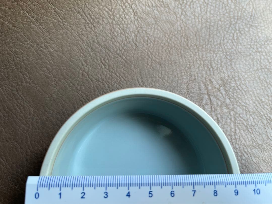 源右衛門　染付梅地紋　陶箱　蓋物　1点