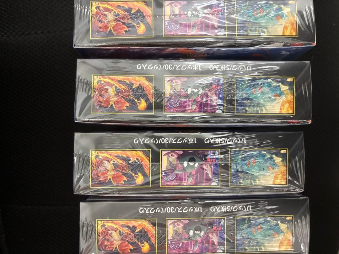 ポケモンカード　ニンジャスピナー　4ボックス　シュリンク付き