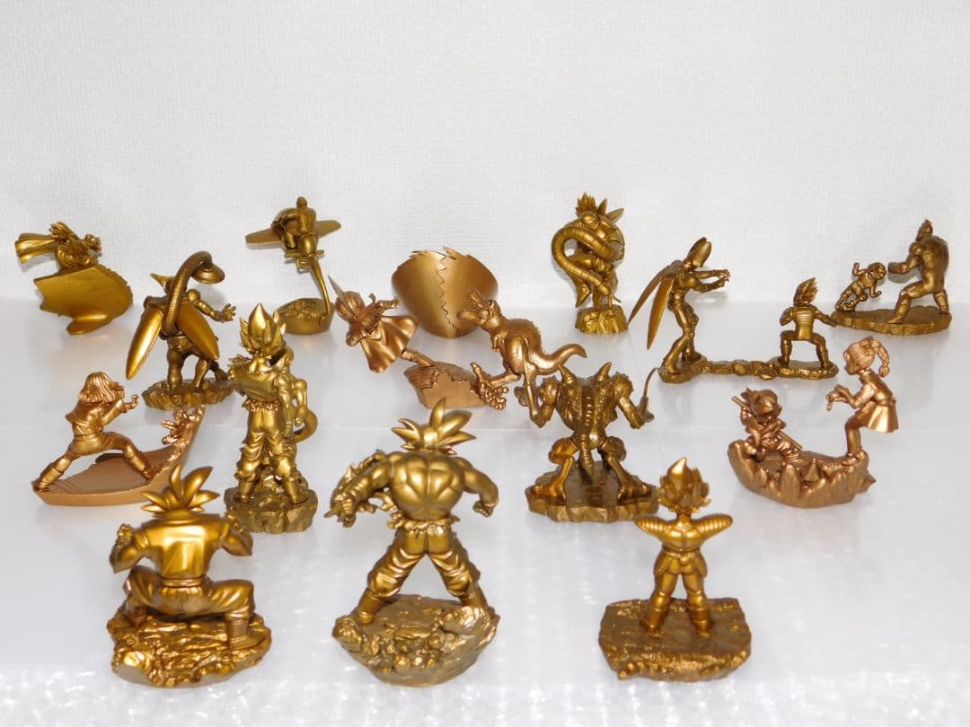 【最終価格】ドラゴンボールカプセル ブロンズ色フィギュア 15体セット ドラカプ