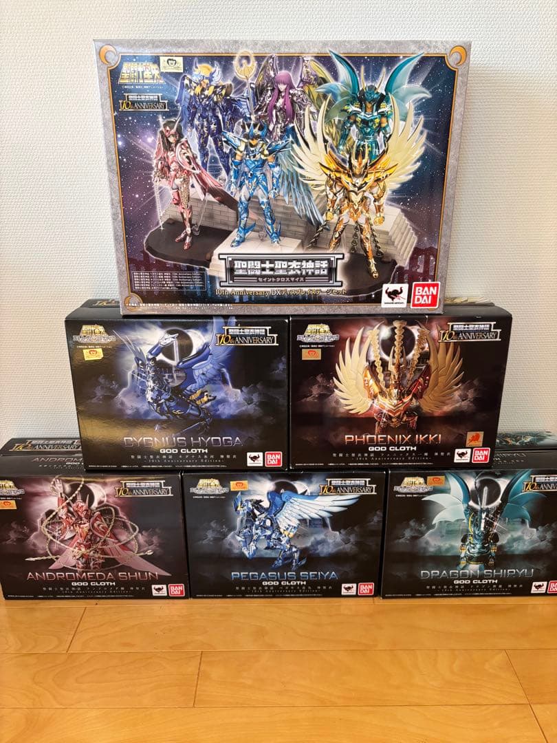 聖闘士聖衣神話　10th Anniversary 5体+ステージセット