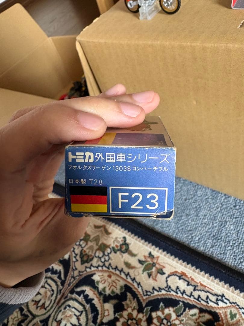 トミカ 外国車シリーズフォルクスワーゲン1303Sコンバーチブル 高島屋 青箱