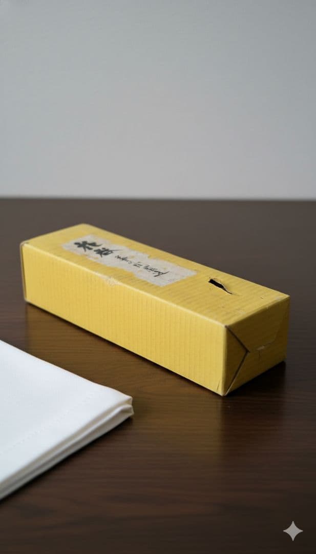 【美品】モダン 花瓶 黒 陶器 角型 一輪挿し シック 花器 箱付き