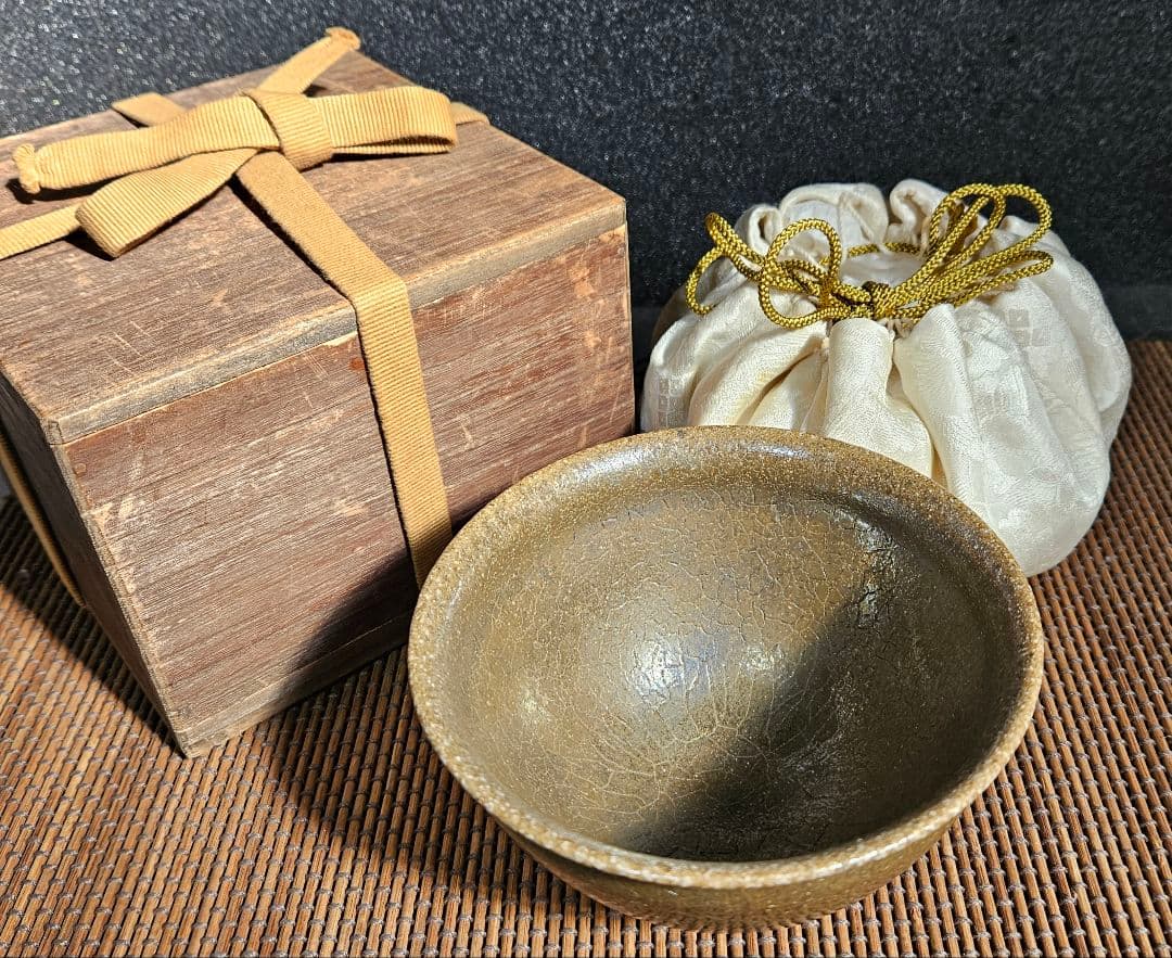 【名品❗】中国古美術　中国古陶磁　褐釉　天目茶碗　伝世時代箱附属　茶道具　茶器