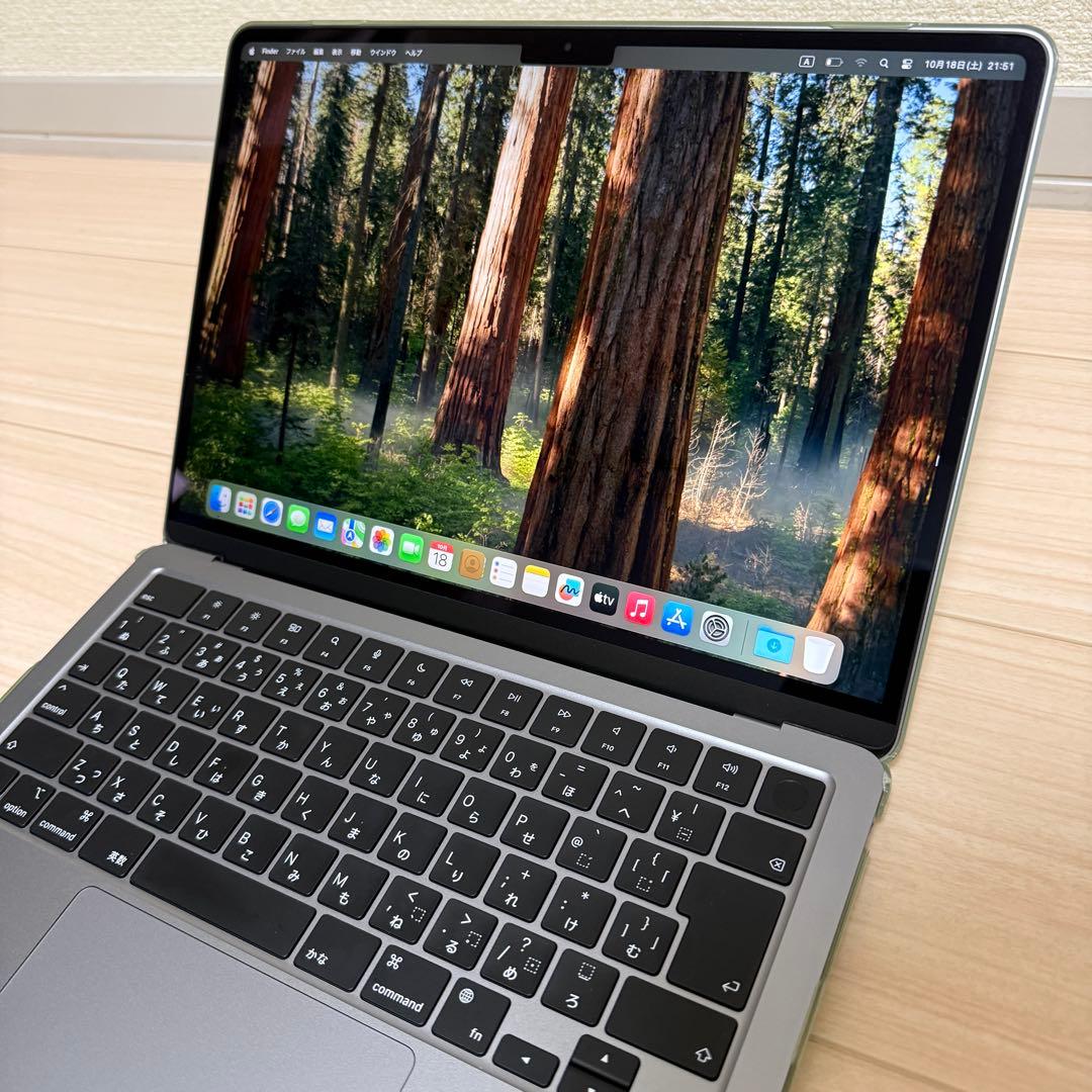 13.6 MacBook Air M2 16GBメモリ512GB スペースグレイ