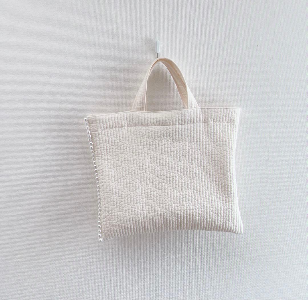 Reika　ヌビバッグ　レッスンバッグ　パール