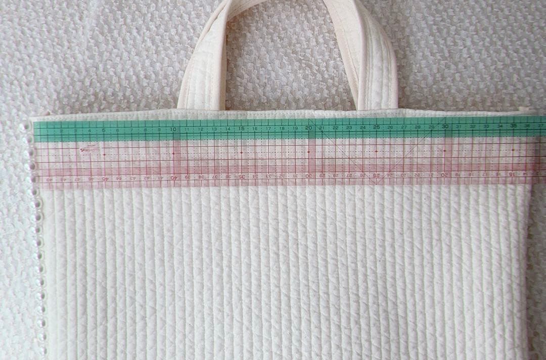 Reika　ヌビバッグ　レッスンバッグ　パール
