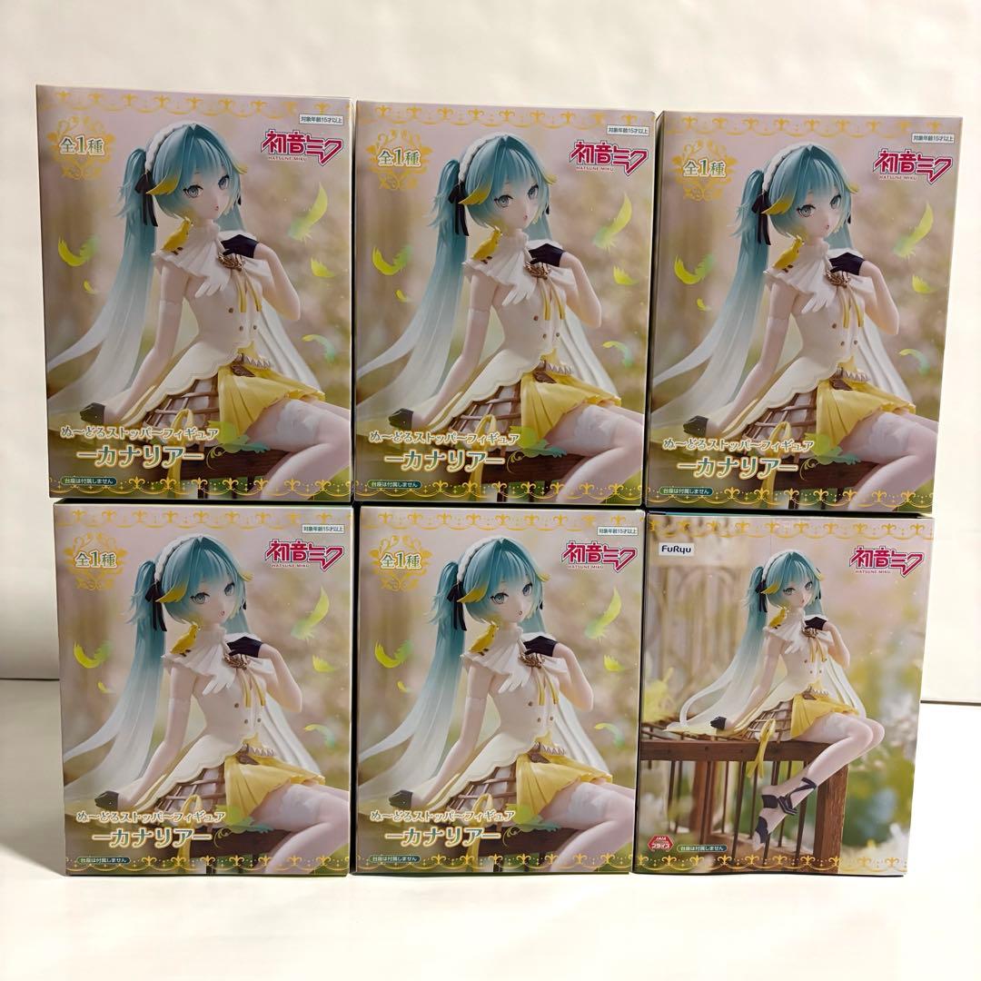 初音ミク ぬーどるストッパーフィギュア カナリア 6個