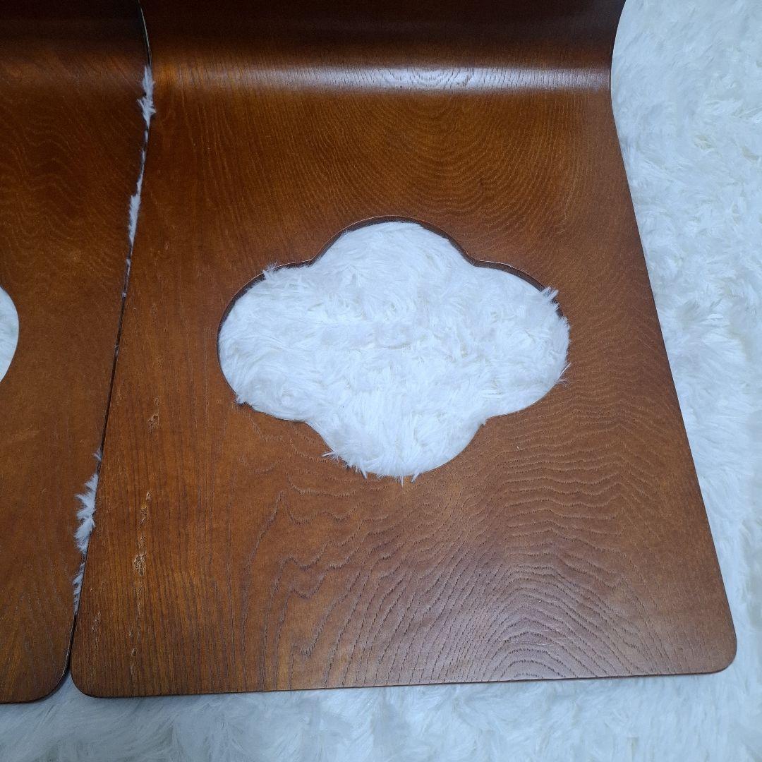 【美品】光製作所 木製座椅子 曲げ座椅子 和座椅子 旅館椅子 6脚セット