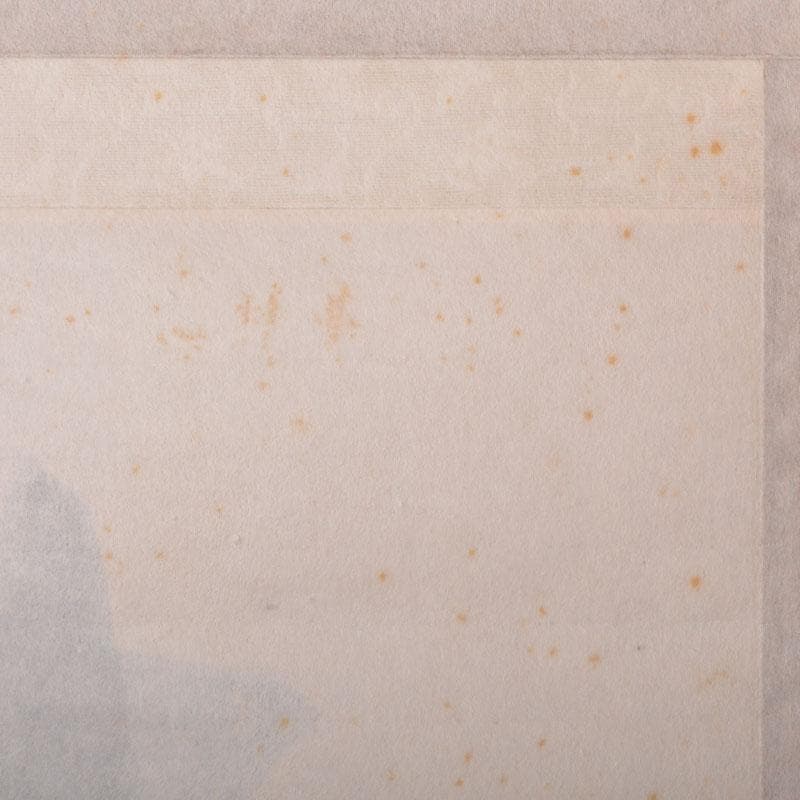 掛軸　前大徳　長谷川寛州筆　一行書　「直心是道場」　共箱　C　6884A