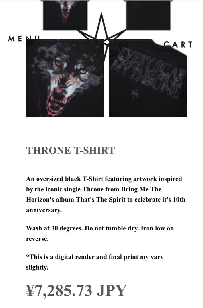 Bring Me The Horizon Tシャツ Mサイズ 最終値下げ。