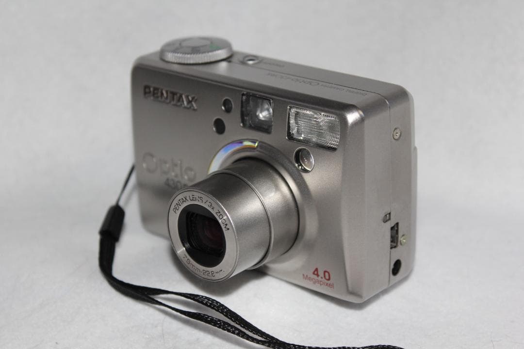 動作品！作例付！PENTAX Optio 430RS 充電器付 オールドコンデジ
