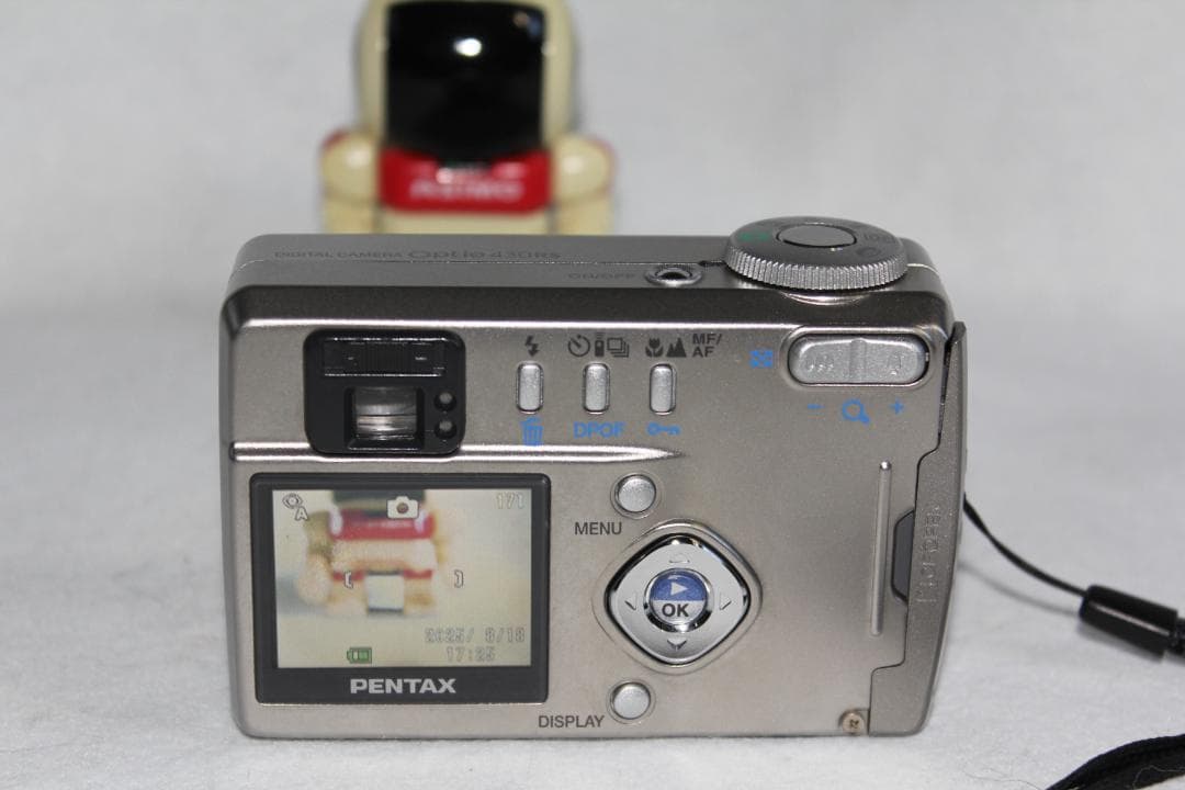 動作品！作例付！PENTAX Optio 430RS 充電器付 オールドコンデジ