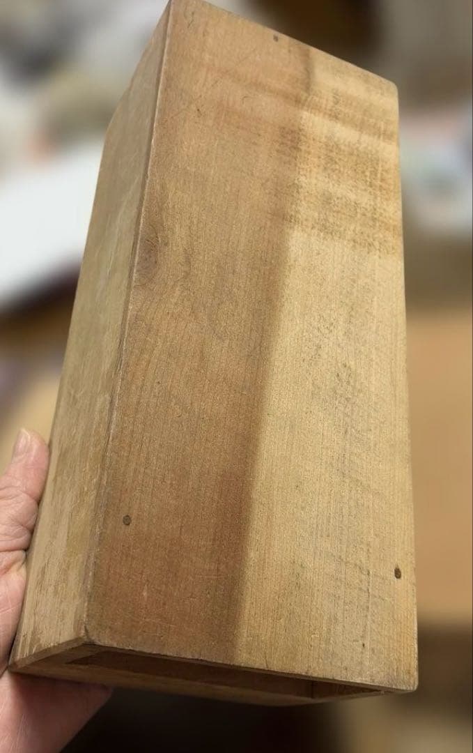 昭和物！削り節器！　無垢木製引き出し付き鰹節削り器　44.9.30印あり
