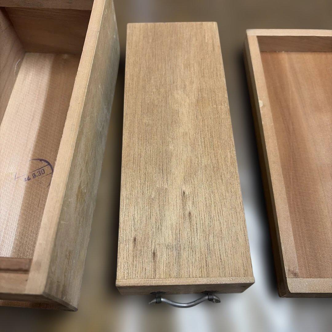 昭和物！削り節器！　無垢木製引き出し付き鰹節削り器　44.9.30印あり