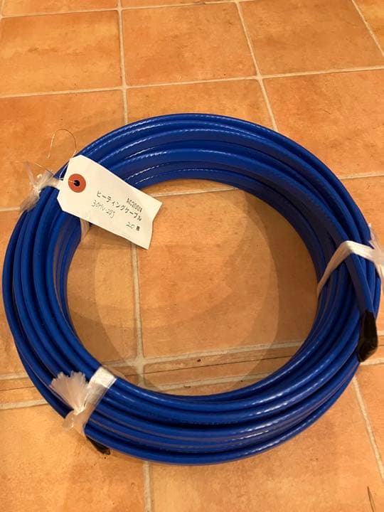 ヒーティングケーブルAC200V （20m）