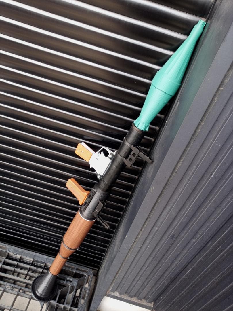 フルスクラッチ RPG-7 ロケットランチャー 3Dプリンター 成形 S