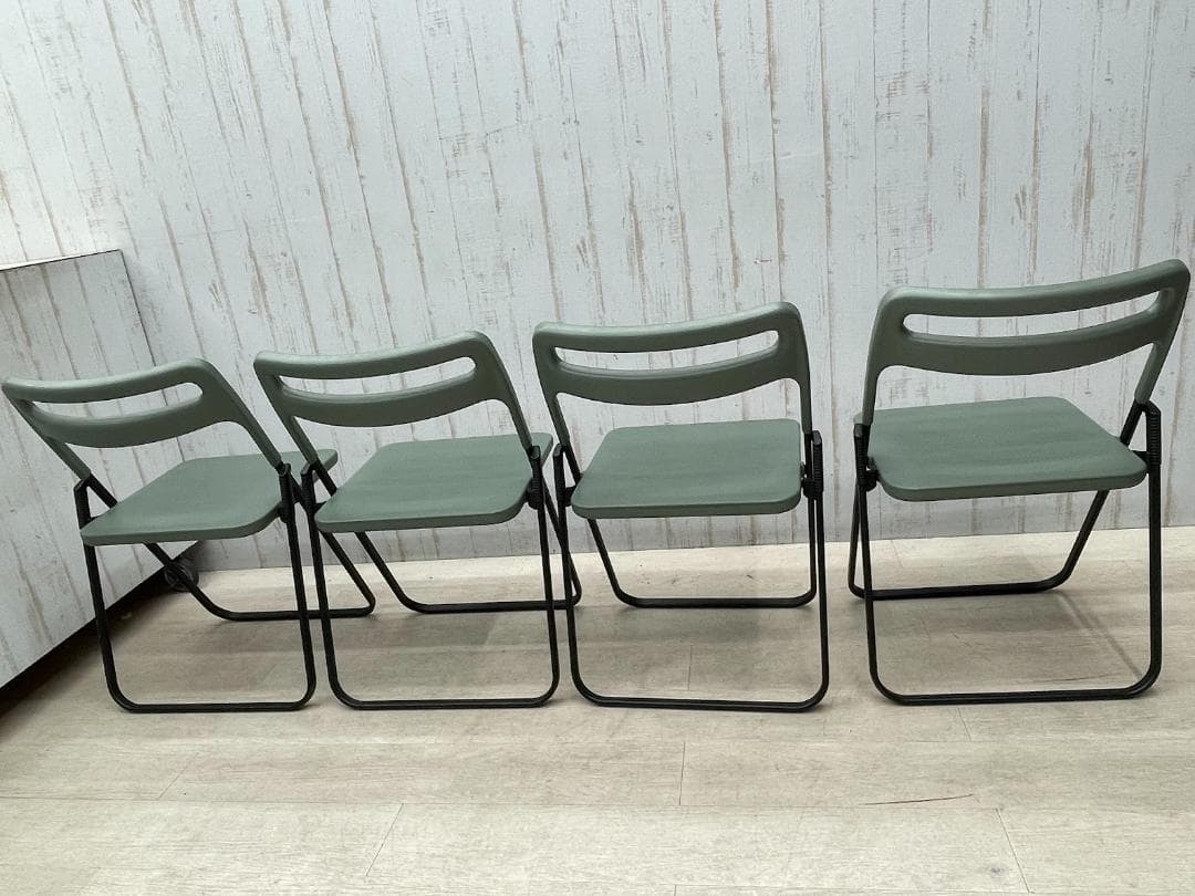 axona AICHI 折りたたみ椅子 MILO 4脚 フラットスタッキング