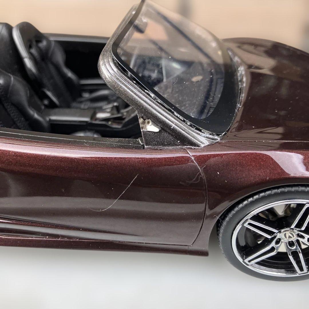 NSXアキュラ オープンカー ダークブラウン 1/18