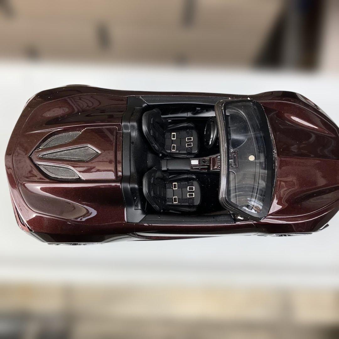 NSXアキュラ オープンカー ダークブラウン 1/18