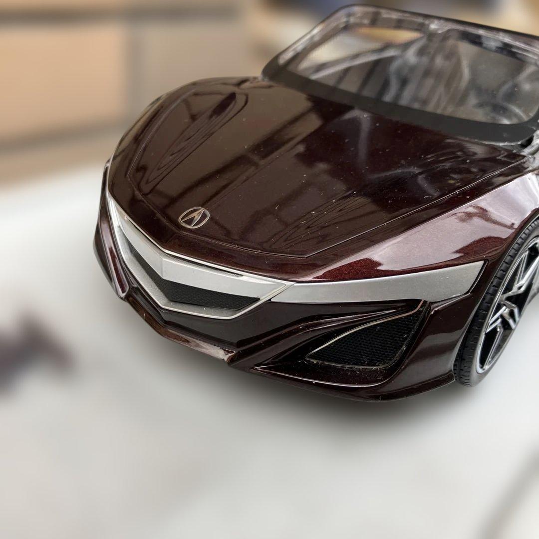 NSXアキュラ オープンカー ダークブラウン 1/18