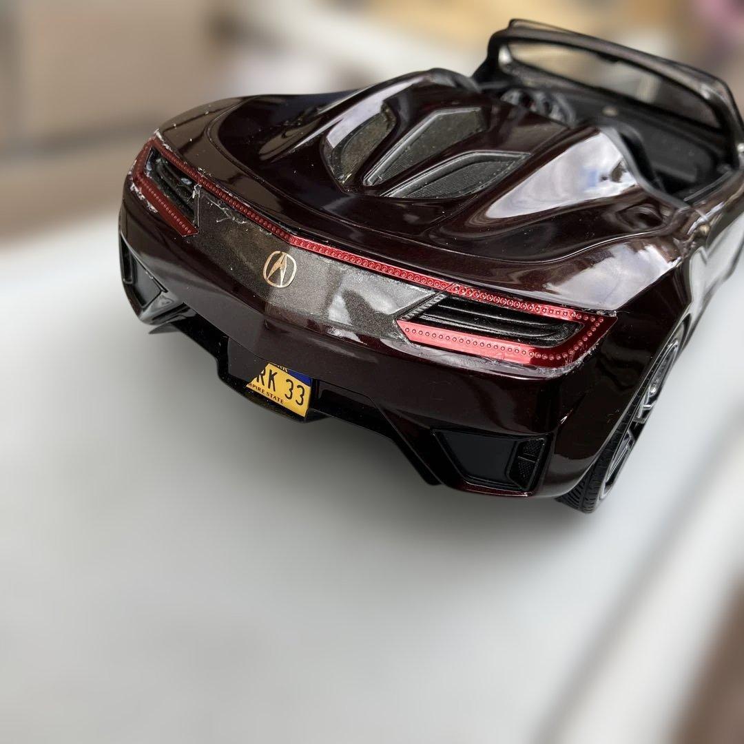 NSXアキュラ オープンカー ダークブラウン 1/18