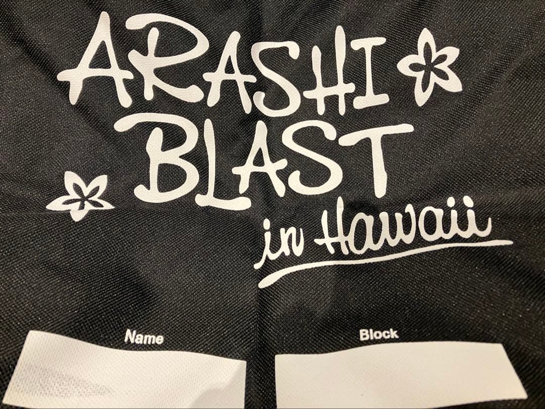 新品未使用【嵐 ARASHI BLAST in ハワイ】折りたたみ椅子　キャンプ