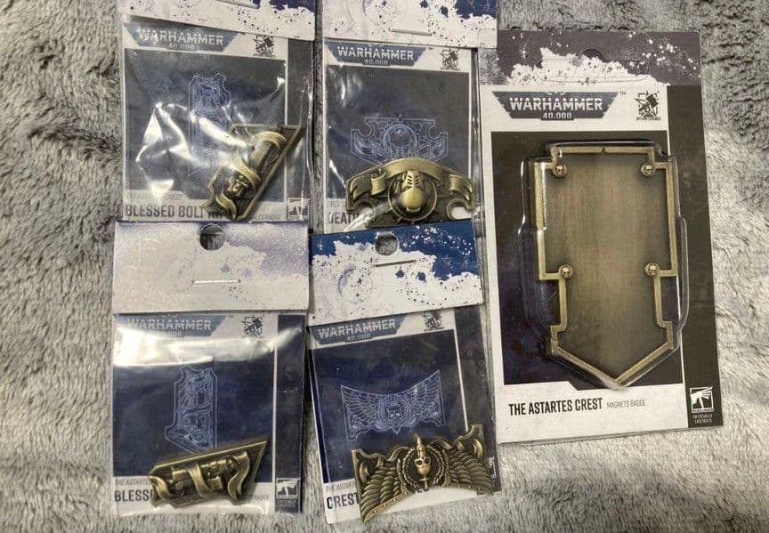 ウォーハンマー　イベント限定配布ピンバッジ　40k unopened