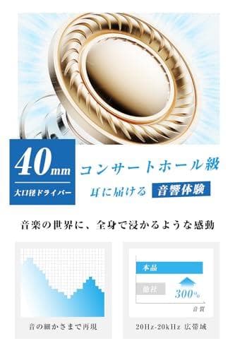 ヘッドホン Bluetooth ワイヤレスヘッドホン 有線 無線 両用 Blue